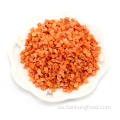 Cubos de zanahoria secos congelados premium Alimento instantáneo